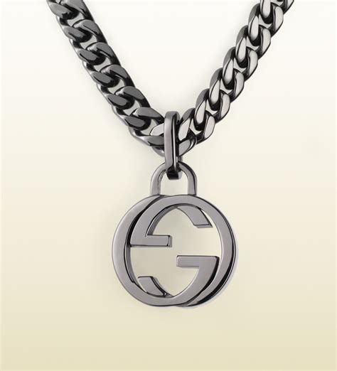 gucci g interlocking necklace|Gucci interlocking g pendant necklace.